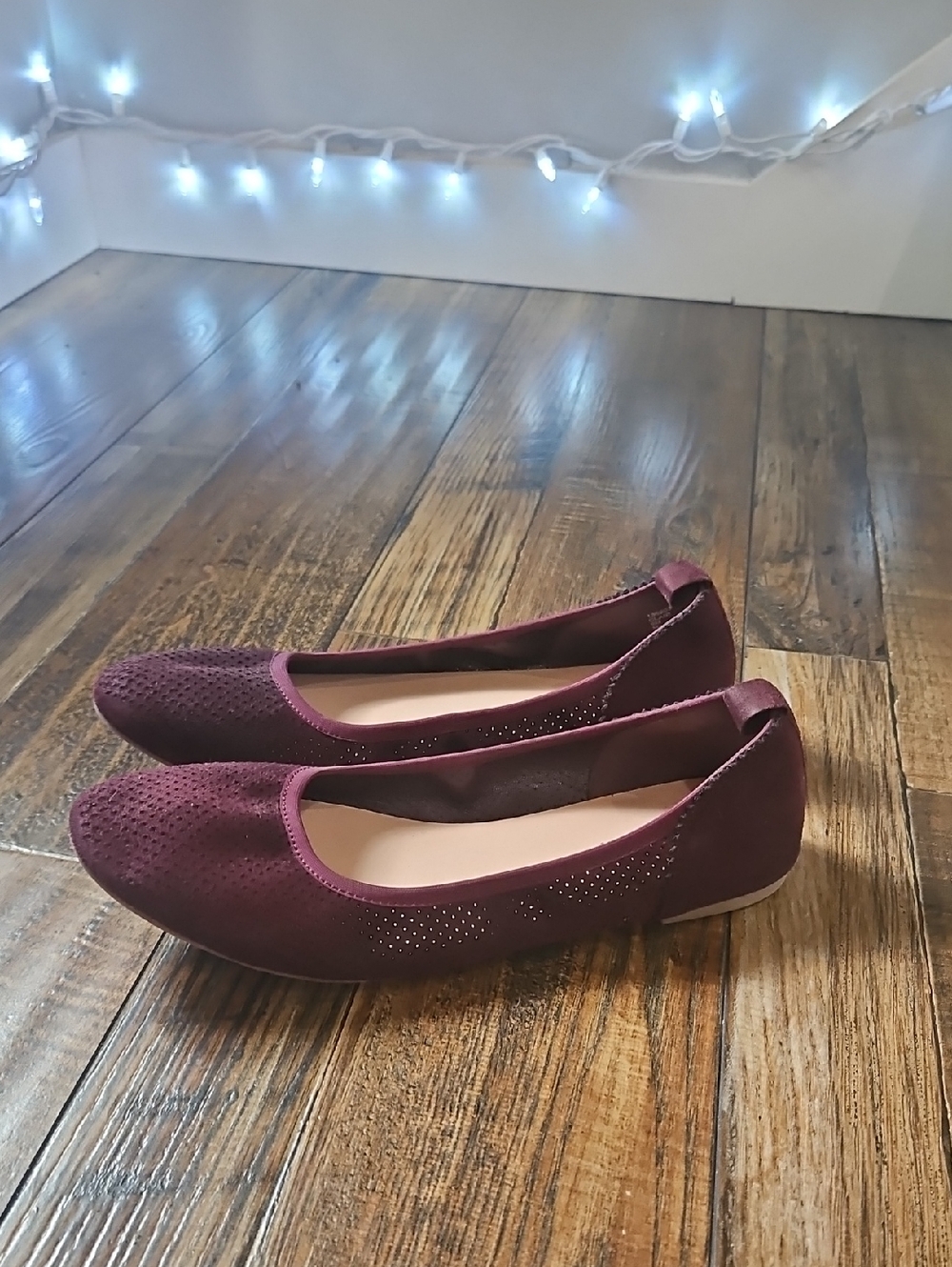 Xappeal Women's‎ Burgundy/Dark Wine Ballet Flats